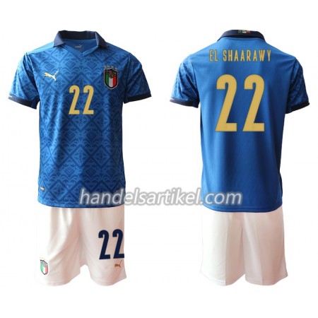 Italien Stephan El Shaarawy 22 Kinder Heim Trikotsatz Euro 2020 Kurzarm (+ Kurze Hosen)